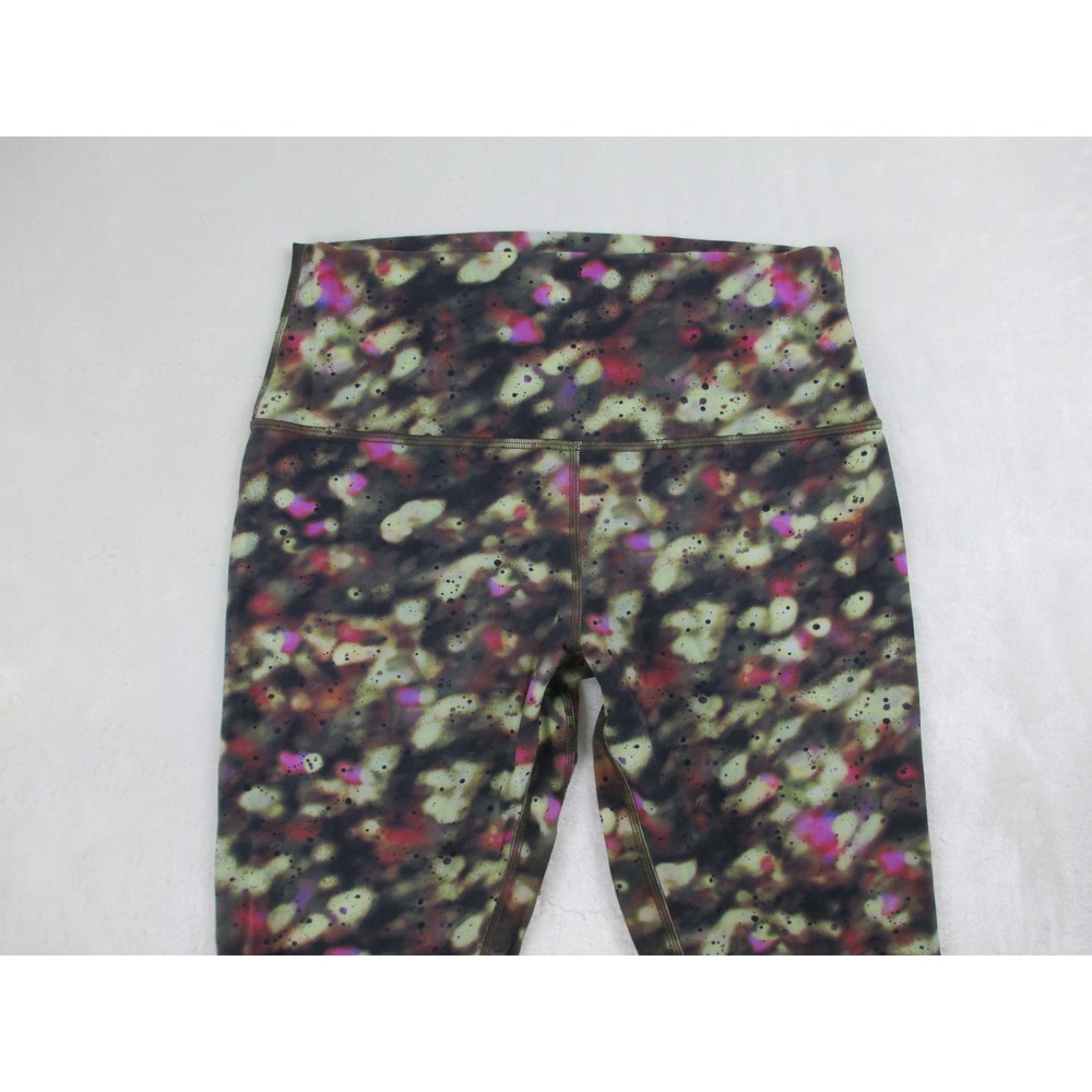 Lululemon Align Pants Womens 10 Green Capri Leggings Gym Yoga Workout Ladies* - Picture 3 of 9